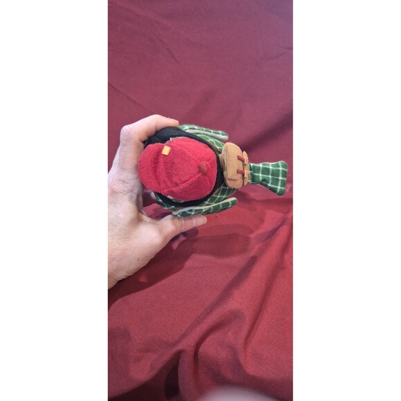 Wondershop Target Spritz Fabric Bird Figurine Maus 2018  Green Plaid Backpack - Picture 6 of 7